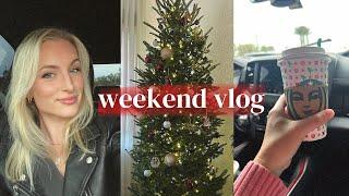 WEEKEND VLOG | nursing school clinical, decorating for Christmas