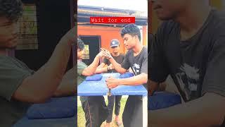 idul vs Kapil || arm wrestling match ||#armwrestling #shortsfeed #practice #tipsandtricks