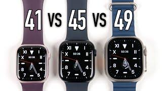 Apple Watch Größenvergleich 41mm vs 45mm vs 49mm | Die richtige Wahl treffen!