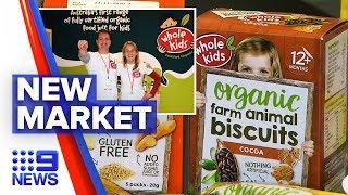 Australia's organic food producer has Asia market in their sights | Nine News Australia