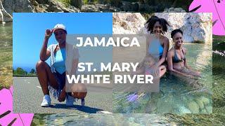 HER FIRST TIME GOING TO THE RIVER IN JAMAICA | WHAT??  WHITE RIVER | ST. MARY