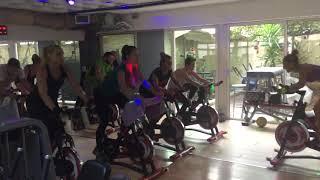 Spinning hercules gym