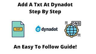 Dynadot Txt - Verify Your Domain Ownership (Google Search Console And Others)