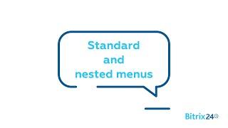 Free knowledge base - Standard and nested menus  | Bitrix24 Knowledge Base