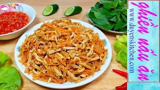 Bì Chay Không Chiên | Món Chay Ít Dầu By Duyen's Kitchen | Ghiền nấu ăn