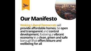 Woking Libdem Borough Elections 2021 Manifesto