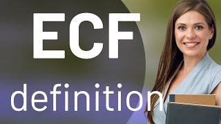 Ecf — what is ECF meaning