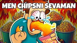 1 yil chips yesa nima bo'ladi I tarjima multfilmlar Uzbek tilida arnold uzbekcha