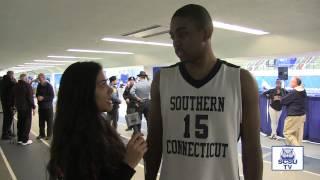 Stefon Williams Interview St. Anselm Post Game