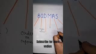 BODMAS #education #shorts #ytshorts#trending