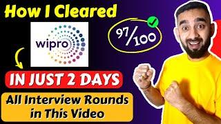 All Wipro Interview Questions and Answers | How I Cleared Wipro Interview In Just 2 Days