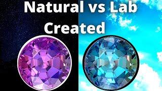 NATURAL ALEXANDRITE VS LAB CREATED do they both change color ?