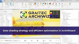 Solar shading strategy and efficient optimisation in ArchiWizard