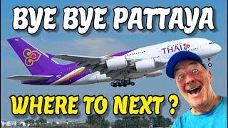 Leaving Pattaya Thailand. Thai Airways to the rescue. But where’s next on my Thailand Adventure? 