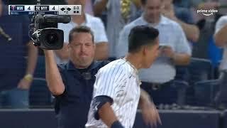 Yankees Oswaldo Cabrera KNOCKS A WALK-OFF RBI-SINGLE in the 12th Inning!!! - 9/7/22