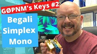 G0PNM's Keys #2 The Begali Simplex Mono