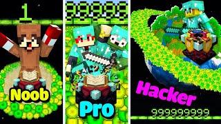 MINI GAME : ĐẤU TRƯỜNG ENCHANT NOOB Vs PRO Vs HACKER ** CÂY CÚP VIP KIẾM XP VÀ CHỈ SỐ HACKER BẤT TỬ