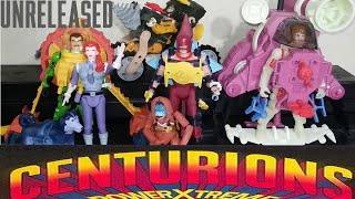 RETRO-WED: UNRELEASED KENNER CENTURIONS GATLING GUARD, JOHN CRSYTAL SILENT ARROW, REX, FANTHOM FAN