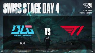 BLG vs T1 매치 하이라이트 | 스위스 스테이지 Day4 | 10.06 | 2024 월드 챔피언십