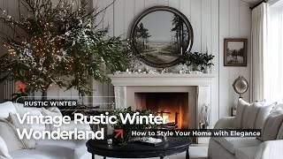 Timelessly Bold Creating Vintage Rustic Winter Magic with Elegance