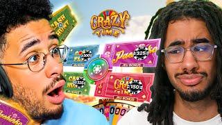 MA MEILLEURE SESSION CRAZY TIME AVEC MON FRÈRE JUMEAU COMPLÈTEMENT DINGUE ! (100% CRAZY TIME)