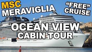 Taking a "Free" Cruise on the MSC Meraviglia, and Ocean View Cabin Tour! (Ep. 01/13)