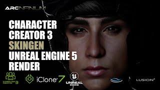 Unreal Engine 5 Lumen Render of Reallusion Character Creator Model