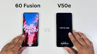 Motorola Edge 60 Fusion vs Vivo V50e Speed test and Camera Comparison