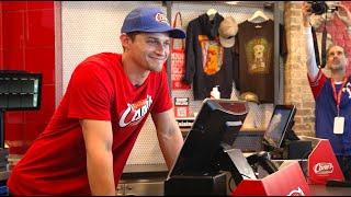 Baseball MVP Corey Seager swung through the Raising Cane’s Drive Thru