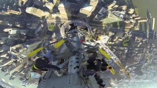 TODAY covers completion of 1 WTC Antenna -  Pt 2  in HD