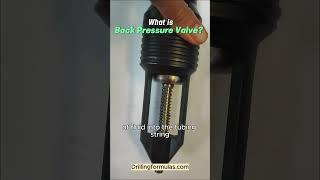 What is a back pressure valve (BPV) in drilling and completion?