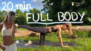 20MIN everyday full body hourglass pilates workout // no equipment // slim waist and toned body