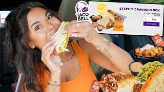 My “Steph Pappas” Taco Bell Cravings Box is Here! 