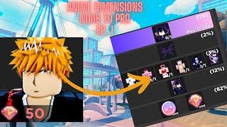 ANIME DIMENSIONS(roblox)  - noob to pro EP. 1 (The luckiest start)