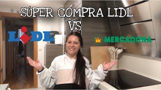 Súper Compra Lidl // Comparación Real Mercadona VS Lidl Con Precios