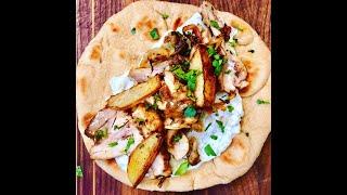 Greek Chicken Gyro on Pita | Christine Cushing