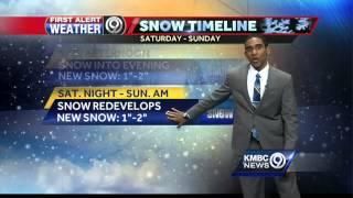 Round one of winter storm arrives in KC