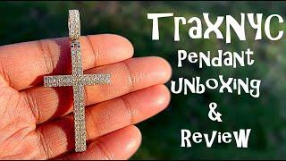 TRAXNYC Jewelry REVIEW Cross Pendant 14k Gold Diamond Testing, Part 2