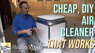 DIY Air Cleaner Filter Box with Fan: the Comparetto