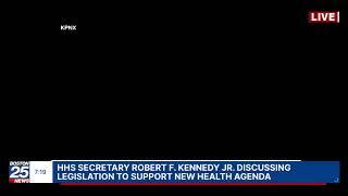 HHS secretary Robert F. Kennedy Jr. discussing legislation to support new health agenda