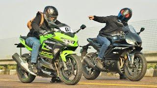 Yamaha R3 VS Ninja 400|| 199KM/H || Ab Kya Hoga??