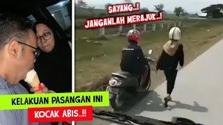 Ceweknya Ngambek Di Jalan..!! Kumpulan Pasangan Dengan Tingkah Kocaknya