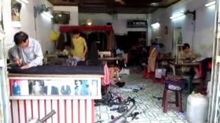 Tailor workshop in Hoi An, Vietnam