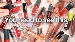 Watch this *before* you buy another lip gloss or lip oil (HUGE DECLUTTER)