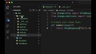 How to create your first project Python Django | Views | Episode 02