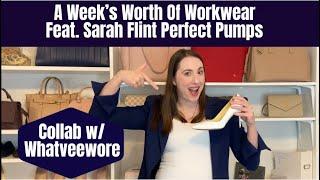 A Week In Work Outfits feat. Sarah Flint Perfect Pumps (How to Style) + Discount Code w/ whatveewore