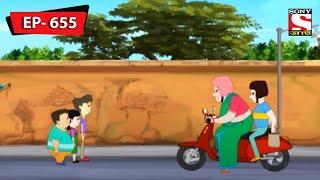 স্কুটির পিছনে ছুটি | Nut Boltu | Bangla Cartoon | Episode - 655