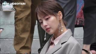 VIDEO Jenny Zhang 张嘉倪 Zhang Jiani attends Paris Fashion Week 26 september 2019 show Chloé