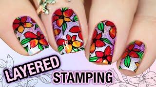  LAYERED STAMPING NAIL ART  Clear Jelly Stamper Tutorial (2020)