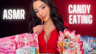 ASMR Trying Asian Candy  (Soft Spoken + Eating & Crinkly Sounds)